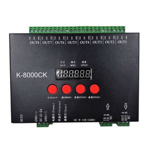 Распродажа, 2023 K-8000C SD-карта, автономный программируемый контроллер, 8 выходных портов x 1024 пикселей, светодиодный контроллер Пиксельной полосы - Product Image 1
