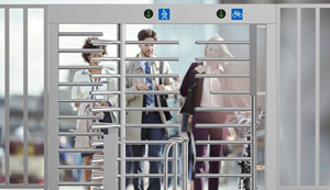 Fornecedor de segurança automática de controle de acesso duplo para porta com catraca de altura total de duas portas em Shenzhen