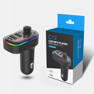 汽车MP3播放器音乐BT 5.0 BT车载套件调频发射机均衡器模式调节USB汽车快速充电 - Product Image 6