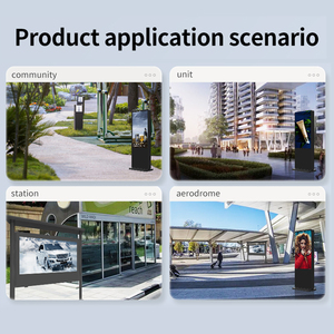 Outdoor 32 Zoll Android LED Digital Signage Einzel-/Doppel-/Dreifach bildschirm 3-Laufwerk durch Werbe display - Product Image 4