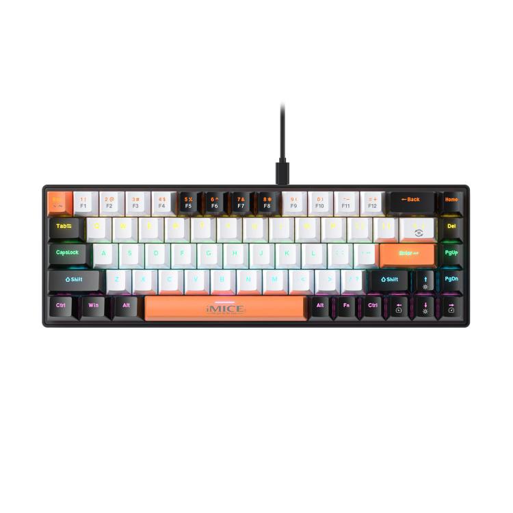 Black Orange White