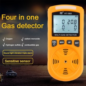 HT-1805数字4合1气体探测器报警器和蜂鸣器报警器H2s/co/o2/可燃气体 - Product Image 6