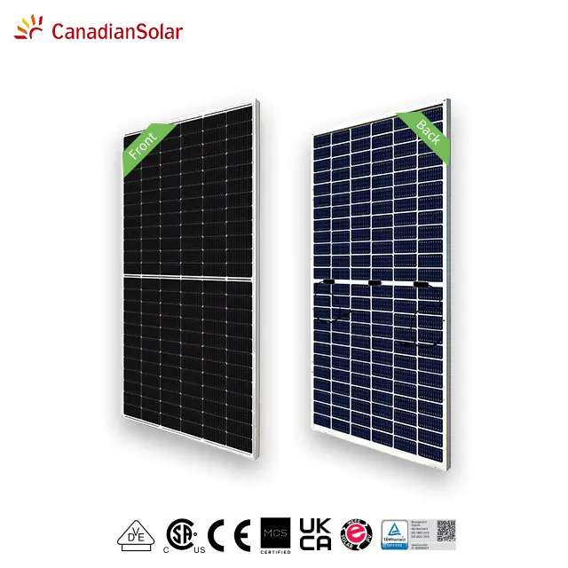 CanadianSolar panneau solaire à haut rendement 530w 535w 540w 545w 550w