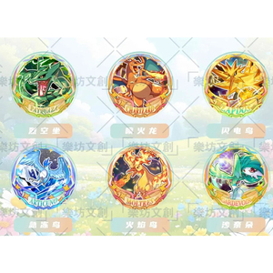 GP Poke Mon Akrilik Döner Rozet Pokemoned Distribütörü Anime Figürü Charmander Eevee Flareon Emaye Rozet Kartı Kendin Yap Yenilikçi Hediyeler - Product Image 4