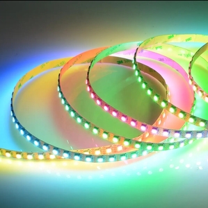 แอดเดรสสี WS2812B พิกเซล RGB rgbic แถบไฟ LED 54 LEDs/M 36V SMD 5050 WS 2812 - Product Image 5