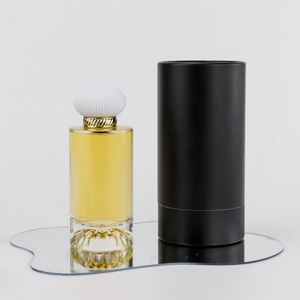 Chất Lượng Cao 100Ml 3.4Oz Vòng Xi Lanh Nước Hoa Thủy Tinh Trong Suốt Chai 15Mm Uốn Bơm Phun - Product Image 3