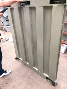 YESSCALE 1.2*1.2m Steel Platform Floor Scale <strong>LCD</strong>/LED <strong>Display</strong> 3T <strong>Load</strong> Cells <strong>Indicator</strong> 150kg Capacity OEM/ODM Customized 0.01g - Product Image 3