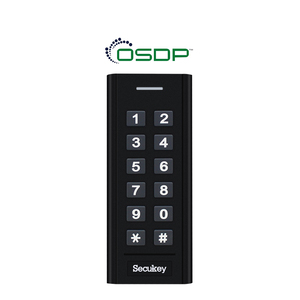 Secukey Single-Gang OSDP RS485 lettore di tastiere, 13.56MHz 125KHz per il controllo degli accessi - Product Image 1