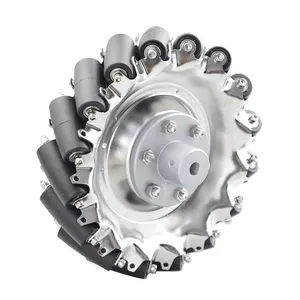1 set di 100KG grande carico 152mm Omni Mecanum ruota con 4 pz 24V 120W 230rpm velocità Encoder motore per Arduino progetto DIY ricerca - Product Image 3