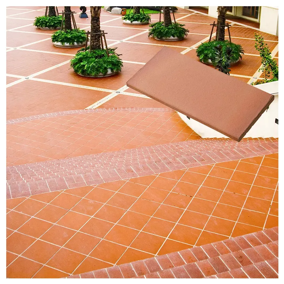 Prezzo basso di buona qualità di argilla pannello di terracotta pavimento di piastrelle