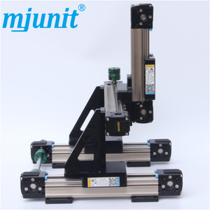 Mjunit xyzラベルマーカー用3軸ガントリースライド、同期ベルトリニアモジュール、自動生産ラインガイドレール、サーボ
