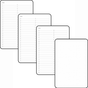A5 Notebook con stampa a punti Logo personalizzato con blocco note per ufficio Business spesso diario regalo B5 formato numeri di pagina rilegatura - Product Image 2