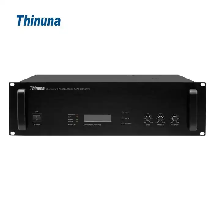 Thinuna-Amplificador de audio de altavoz profesional de diseño espacial, amplificador de voltaje fijo de etapa trasera pura comercial de 1000W, 3RU, 2 unidades