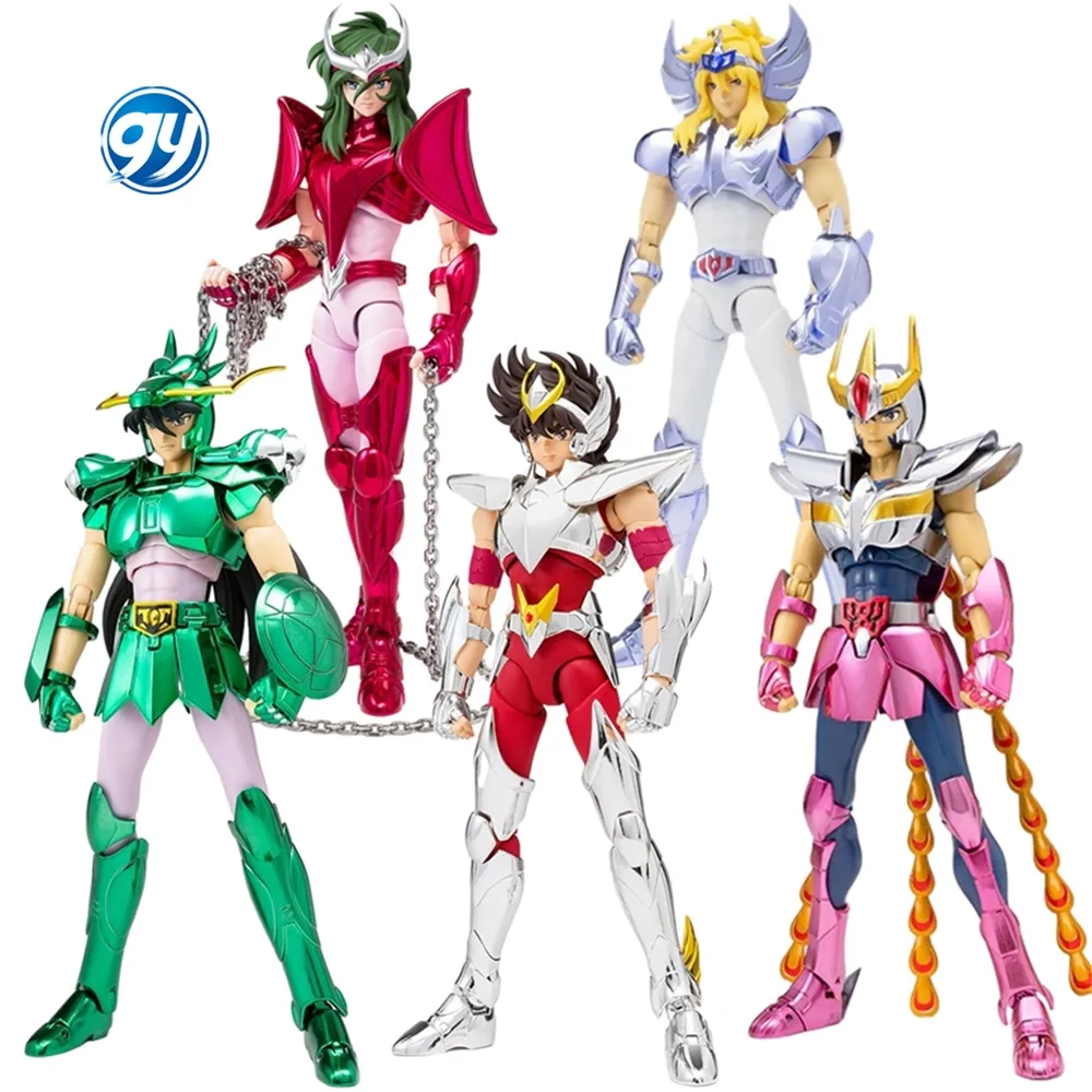 19cm Saint Seiya acquario camus Anime tessuto mito EX Pegasus drago Shiryu Hyoga Cygnus Phoenix Ikki Action Figure modello giocattoli