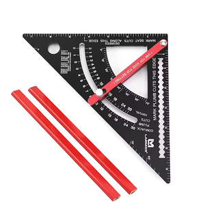 木匠方形木工工具框架方形金属r架方形可调角度三角尺 - Product Image 1