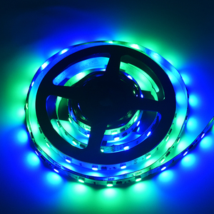12 В RGB 5050 Светодиодная лента WS2811 с дистанционным управлением и NFC 10 пикселей 10 мм PCB медный корпус IP66 USB-подключение Беговая Светодиодная лента - Product Image 1