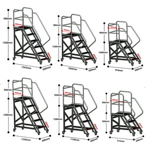 Escaleras Plataforma DE TRABAJO DE ALUMINIO Plataforma elevadora Plataforma de trabajo ajustable - Product Image 2