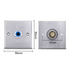 E03 pulsante di uscita di rilascio della porta in alluminio per aprire il pulsante di uscita del controllo di accesso della porta - Product Image 4