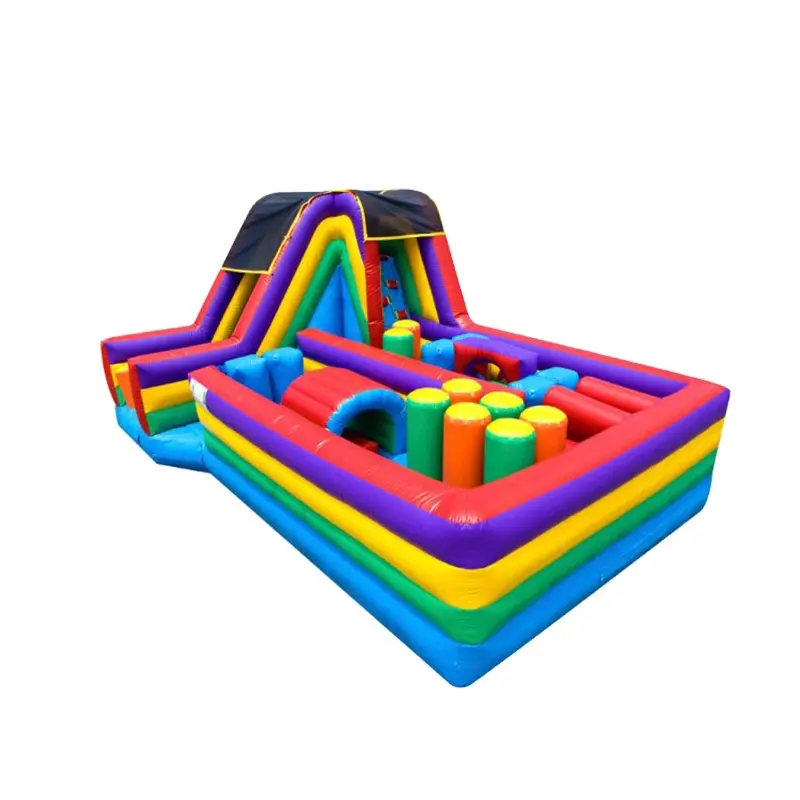 outdoor gym inflatable equipment inflatable obstacle course 360 for adults and kids