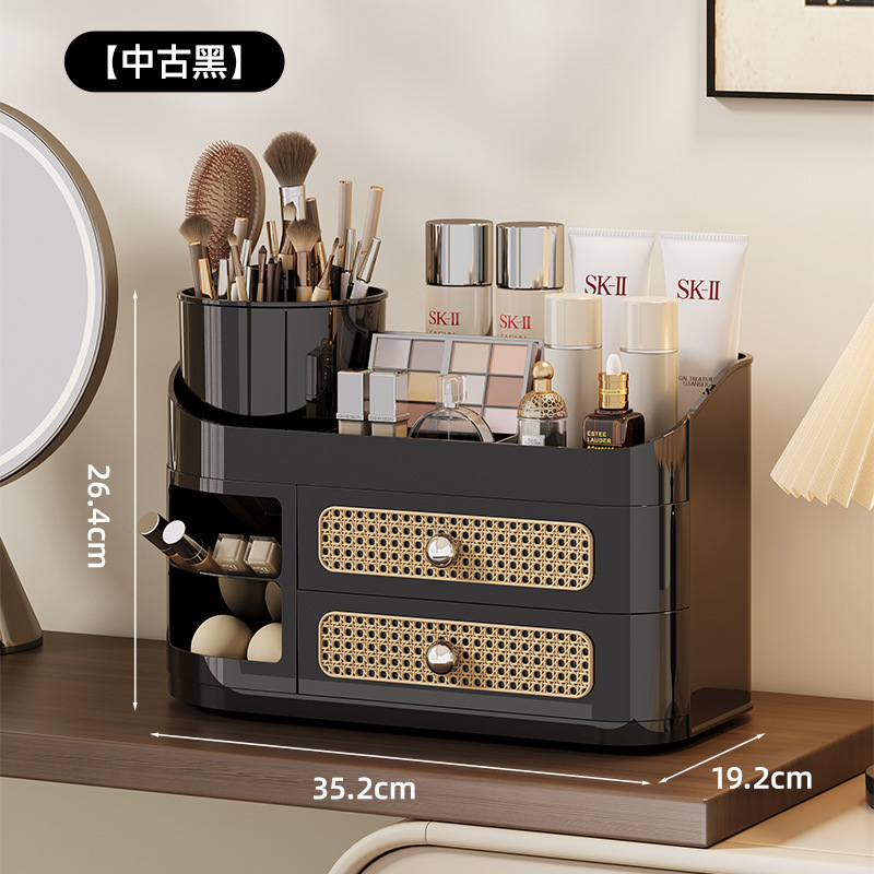 Retro black storage box