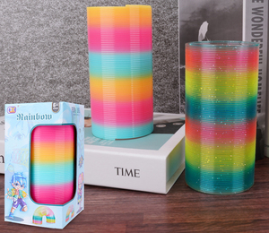 Colorful 7.5x15CM Giant <strong>Rainbow</strong> Spring Toy <strong>Rainbow</strong> Magic Spring Walking <strong>rainbow</strong> Magic Spring Toy - Product Image 2