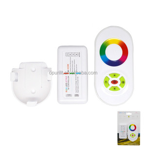 Hohe Qualität DC12-24V 18A RF Wireless 5 Tasten Touch Rgb Bunte Controller 433MHz Fernbedienung RF LED-Controller für LED-Streifen - Product Image 2