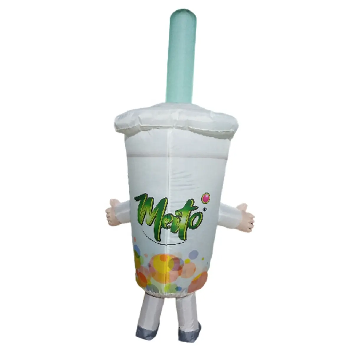 Vaso de publicidad inflable personalizado, disfraz para caminar, botella inflable, 2mH, precio al por mayor, gran oferta