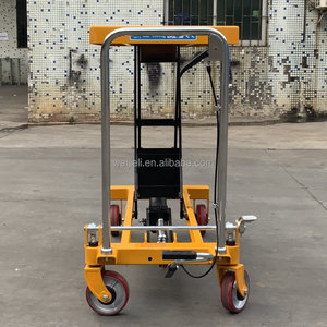 Convenient Scissor Lifting <strong>Platform</strong> Warehouse Manual Hydraulic <strong>Loading</strong> <strong>and</strong> <strong>Unloading</strong> <strong>Platform</strong> 1 Ton Increased by 1 Meter - Product Image 3