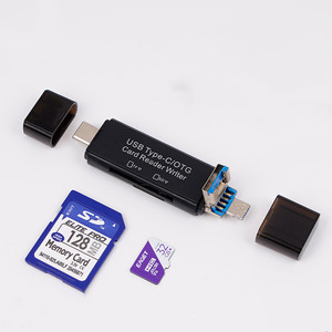 Hot OTG Reader USB 3.0 multifunzione 2 In 1 lettura e scrittura contemporaneamente lettore di schede di memoria per PC Laptop Phone - Product Image 4