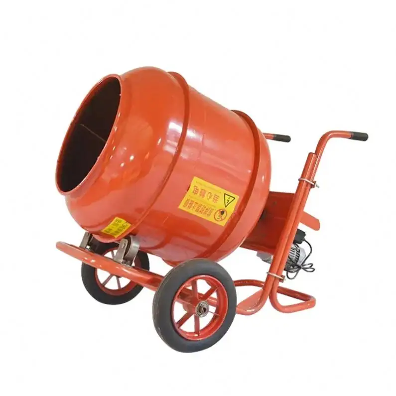 The New Affordable 120L Portable Small Electric Concrete Mixers Cement Mixers For Small Construction And Paving Applications