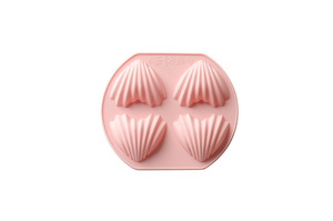 Factory Free Sample 4 Hole <strong>Shell</strong> <strong>Shape</strong> Silicone Cake Mold Silicone Candle Molds <strong>Soap</strong> Making Molds Resin Bp Free Silicone - Product Image 2
