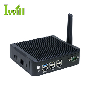 Mini PC J1900 de baja potencia Quad Core Fanless Micro Computer Win10 Linux para máquina automática - Product Image 3