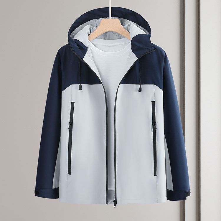 Gris argenté et bleu marine