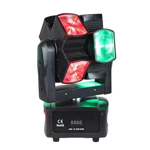 China Factory illuminazione professionale RGBW 4 in1 8pcs * 12w LED Hot wheel sharpy beam moving head luci da palcoscenico Auto night club light