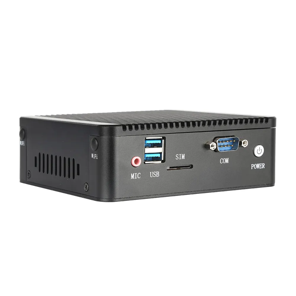 Venta de fábrica AIO sin ventilador capacitivo/pantalla táctil resistiva computadora x86 placa base panel industrial mini pc