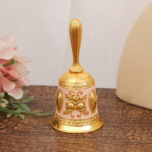 Fashion Elegant Souvenir Gift Metal Zinc Alloy Handbell Restaurant Dinner <strong>Bell</strong>