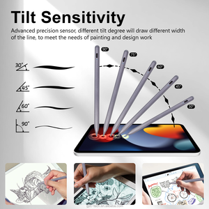Ipad Apple için yüksek kaliteli Stylus kalem kalem 2025 şarj edilebilir manyetik eki Tablet dokunmatik ekran kalemi Apple için - Product Image 3