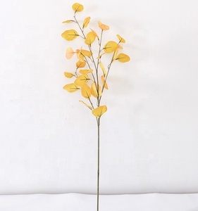 3 chi nhánh bạch đàn nhân tạo thực vật trang trí cây xanh nhựa nhân tạo tiền lá bạch đàn cây trong nhà màu xanh lá cây - Product Image 6