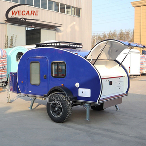 Wecare工厂定制迷你越野泪珠房车滑梯露营车拖车野营房车小型旅行拖车待售 - Product Image 5