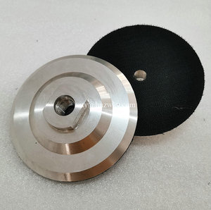 4 Inch Aluminum <strong>Backer</strong> <strong>Pad</strong> 5/8''-11 Self-Gripping Polishing Back-<strong>up</strong> <strong>Pads</strong> for Angle Grinder OEM Customizable Buffing <strong>Pads</strong> - Product Image 6