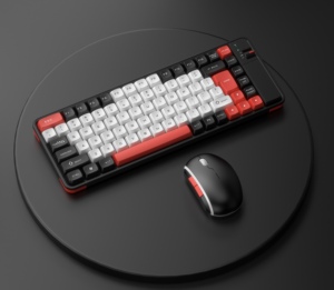 Colorido 2,4G BT inalámbrico modelo dual 84 teclas teclado y ratón teclado de membrana combinado - Product Image 2