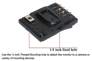 DSLR相机用高清MI接口伴侣双屏显示器，带摇杆 - Product Image 3