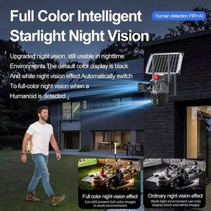 Regis 8MP 8MP 2 Lens 3 ekranlar 4K renk gece görüş İki yönlü ses Wifi IP ev açık sistemi 4G güneş güvenlik kamera - Product Image 5