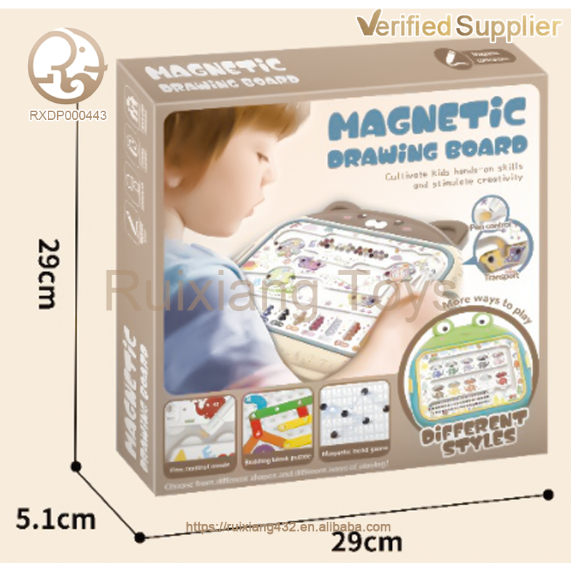 Educational Multi-functional Magnetic Brush Drawing Board
