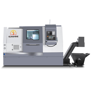 TCK4556-500 Precision <strong>CNC</strong> <strong>Lathe</strong> Horizontal Slant Bed Design <strong>with</strong> Electric Tool Holder &amp; <strong>C</strong>-<strong>Axis</strong> <strong>CNC</strong> Turret 220V Precision <strong>Lathe</strong> - Product Image 3