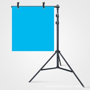 Tianmei 2 * 1.5mT字型背景クロスバーブラケットキット写真スタジオ写真背景スタンドクリップ付き - Product Image 2