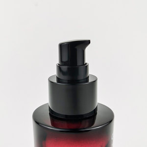 Sıcak satmak 30ml 50ml 100ml 120ml kozmetik cam ambalaj Set özel kırmızı Serum şişeleri Amber kavanoz ile dudaklar
