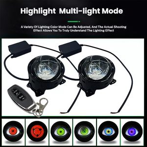 ไฟหน้า LED Devil 3นิ้วแบบใหม่ไฟตกแต่งรถยนต์12V 33โหมดกันน้ำติดตั้งอัตโนมัติ - Product Image 4