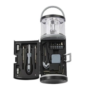 15 parça set taşınabilir çok el araç kiti ile 10 LED ışıkları fener ev onarım montaj aracı seti - Product Image 1