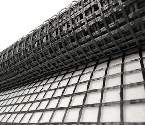 Lưới Đường Hai Trục Nhựa Polyester Geogrid 50/50kn Geogrid 50/50 Cho Nền Tảng Tăng Cường Công Nghiệp 3.95/5.9M PET50-50 13% - Product Image 5